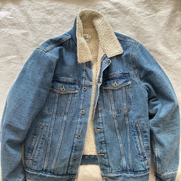 Flint & Tinder Type 3 Sherpa-Lined Trucker Jacket / Small - Picture 3 of 16